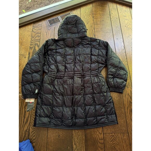 Free People Movement Womens Patricia Packable Poncho Puffer Coat Black Large - Picture 9 of 10